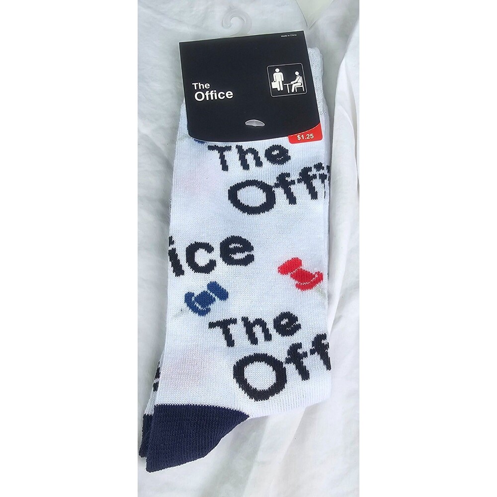 The Office Socks Bioworld Unisex SOCKS SIZE: 10-13 NEW NWT